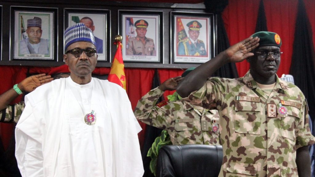 Nigeria’s Buhari overhauls military as security crisis worsens
